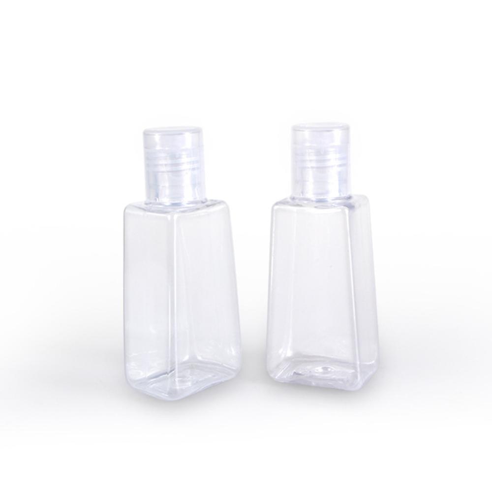 10pcs 30ml Shower Lotion Applicator Gel Portable Non-Washing Disinfection Hand Sanitizer Holder Containers Plastic Bottle