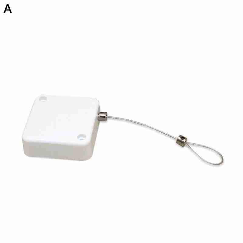 Automatic Door Closer Punch-free Automatic Sensor Door Closer Automatically Close For All Doors Black and White: white