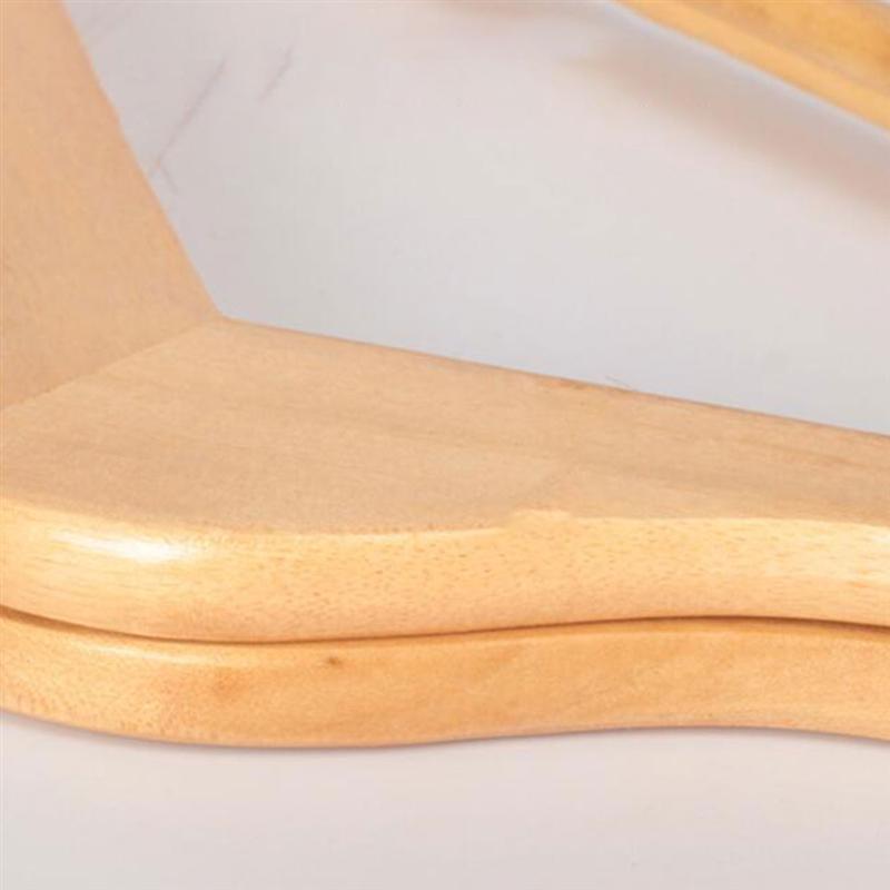 10 pezzi appendiabiti in legno massello appendini antiscivolo appendiabiti camicie appendiabiti stendino per appendiabiti in legno antiscivolo