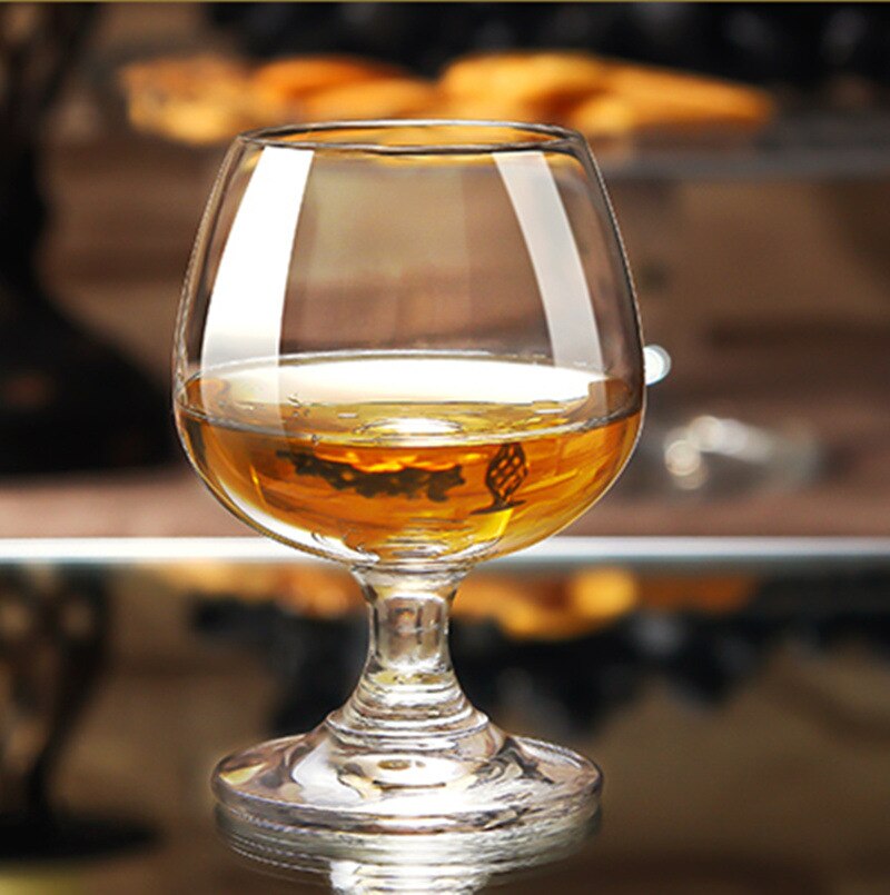 100-600ml European Brandy Snifter Wine Glass Small High Household Shot Glass Multi-Purpose Whiskey Wine Cup Bar Drink Drinkware: 170ml