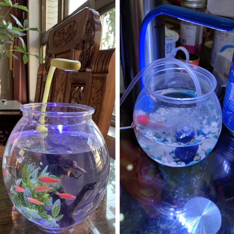 Plastic Round Bowls Durable Fish Keeper Vase Clear Bubble Planter Terrarium Fish Bowl for Wedding Event Home Decor