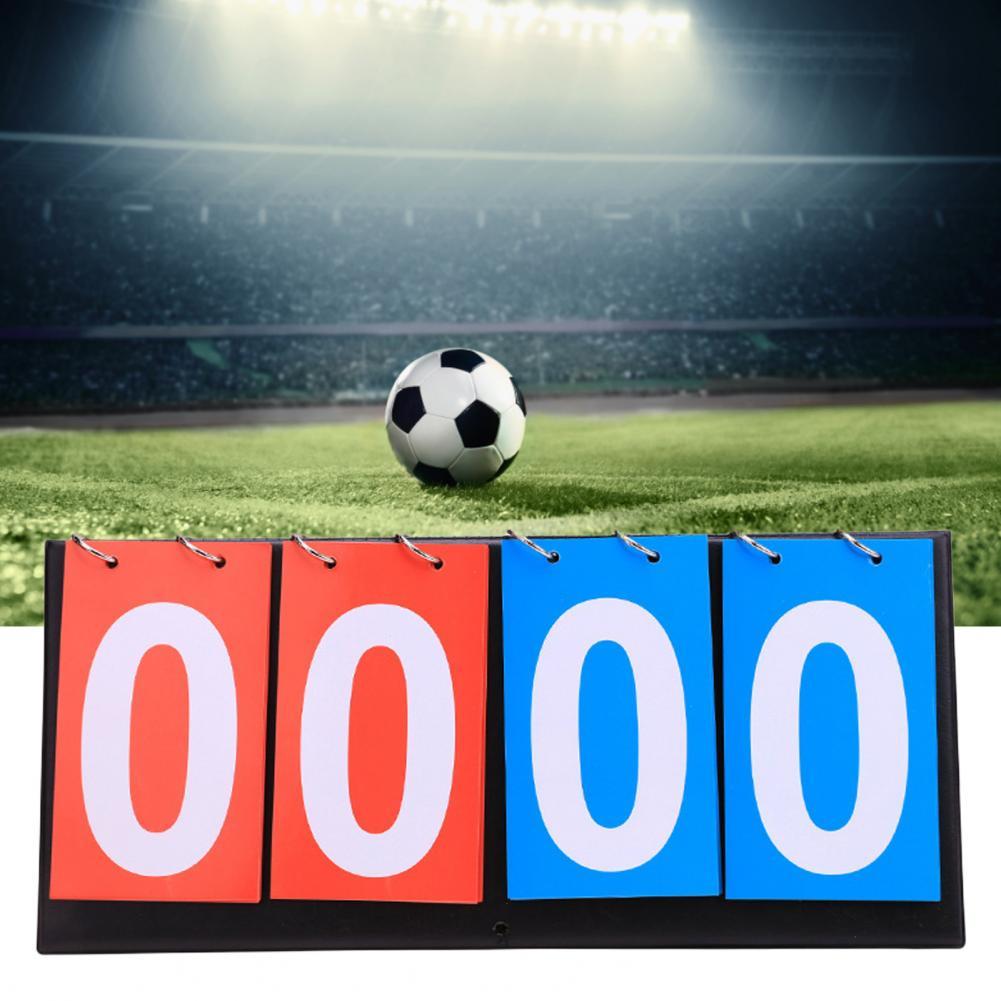 Portable Basketball Scorer Foldable  Not Easily Damaged Coach Equipment Tabletop Scoreboard for Badminton 