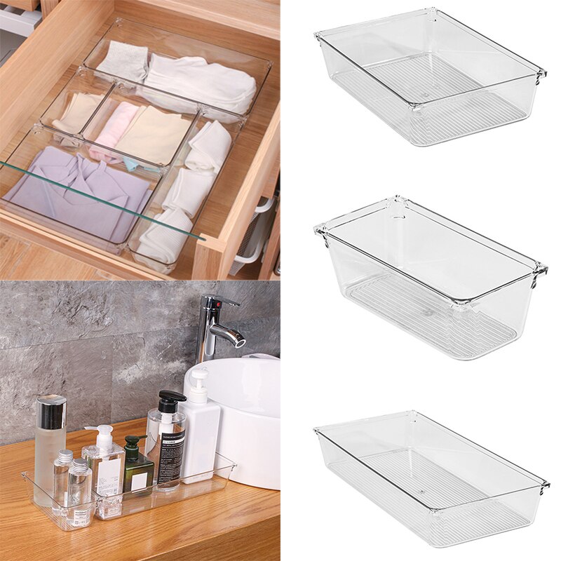 Drawer Organizer Trays Multifunctional Storage Box Durable Container For Kitchen Bedroom Bathroom G10