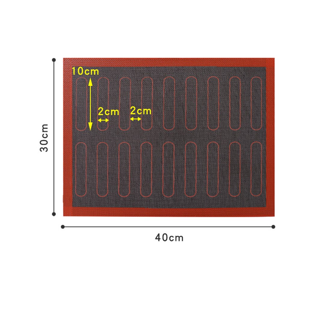 R tapis de cuisson pour Biscuit pain Biscuit bouffée Eclair perforé Silicone pâtisserie antiadhésive tapis outil résistant à la chaleur four feuille ligne: type3