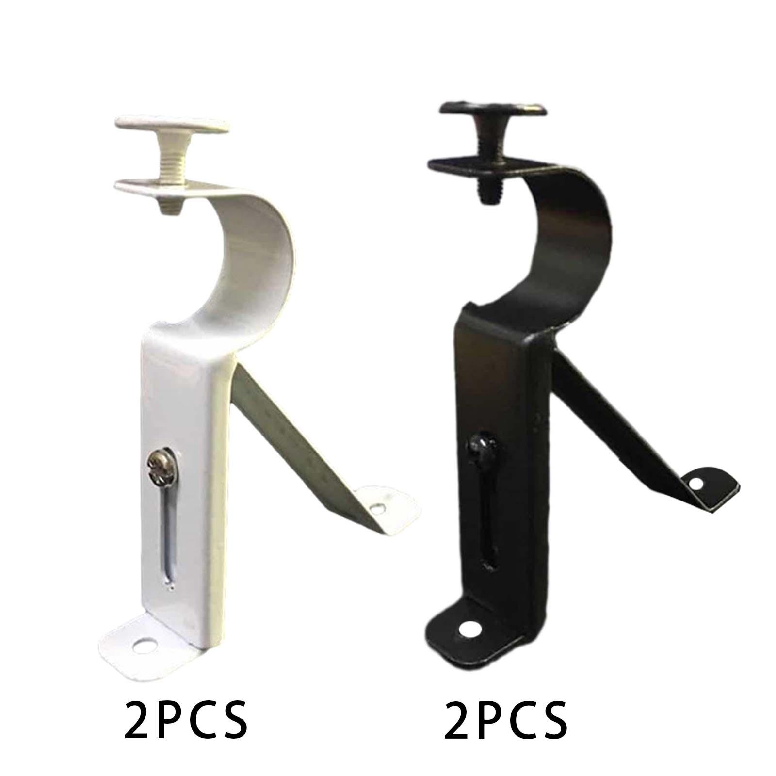 2 Stück Gardinen stangen halterungen Vorhang büGel Vorhang Halfter Hardware- Universal--Stütz gestell für 1 Zoll bis 1,1 Zoll Vorhangs tange