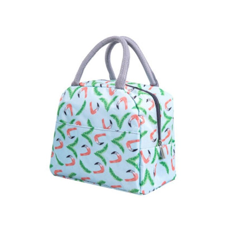 Lunch Bag Cute Multicolor Cooler Bags Women Waterproof Hand Pack Thermal Breakfast Box Portable Picnic Travel Food Bag: style2 05