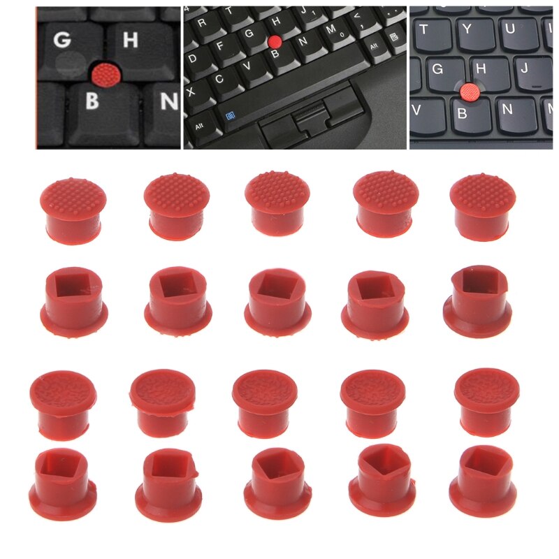 10Pcs Red Convex Caps For Lenovo IBM Thinkpad Mouse Laptop Pointer TrackPoint Cap