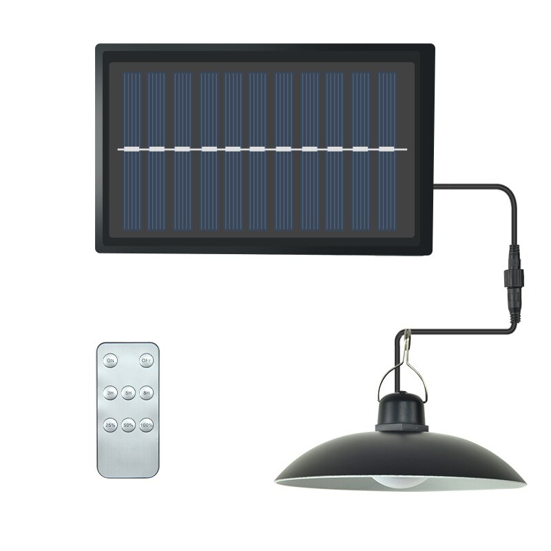 Ledde solar hängande ljus utomhus inomhus solenergi lampa med linje glödlampa skjul belysning för hem trädgård trädgård dubbel huvud ljuskrona: 1 huvud / Varm vit