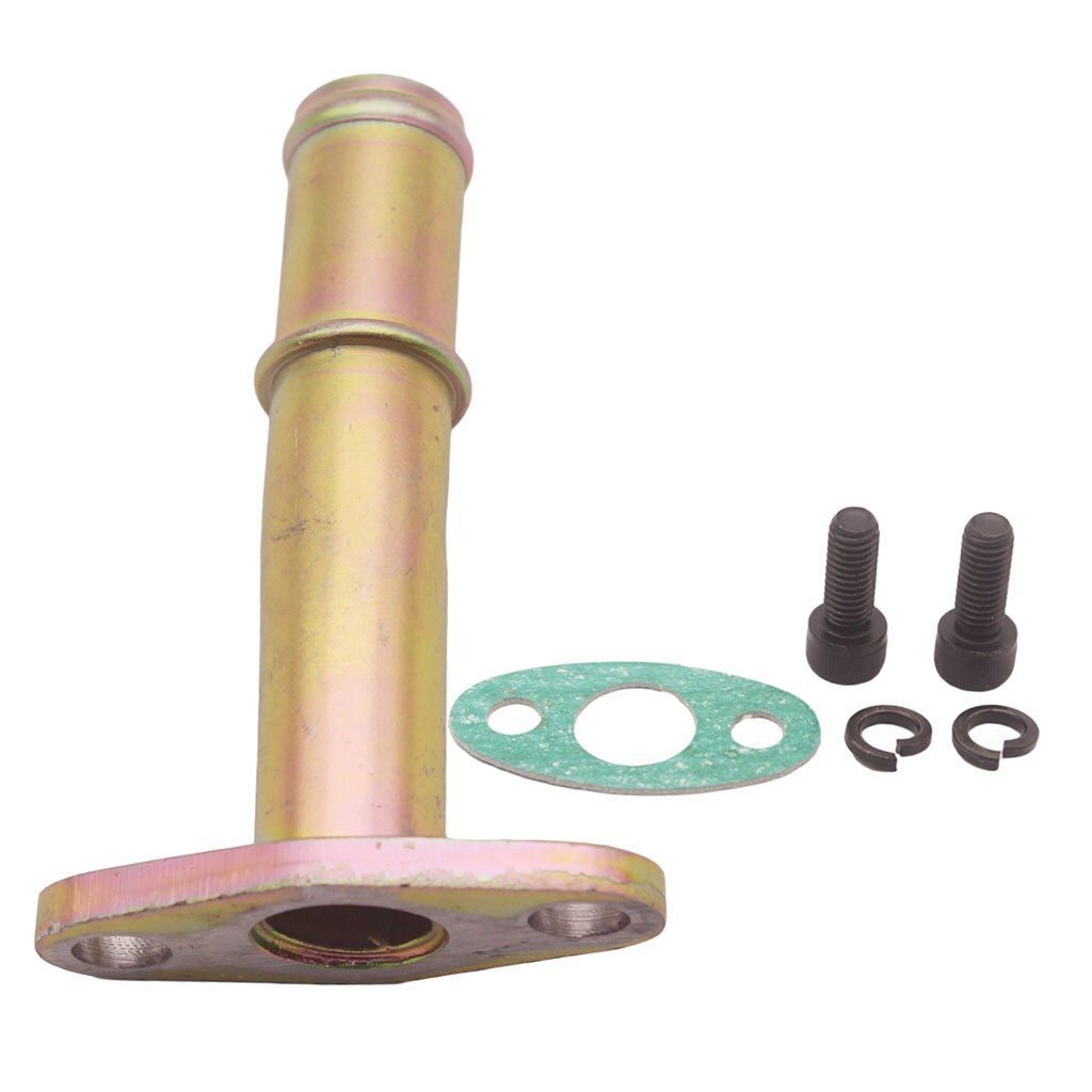 CNC Alloy Turbo Oil Drain Return Flange For Barb Ball Bearing GT25R GT30R