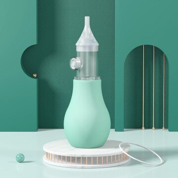 Ikke-elektrisk baby nasal aspirator silikone renere åndedrætsværn udstyr sikkerhed og hygiejne næseslimrenser til nyfødte