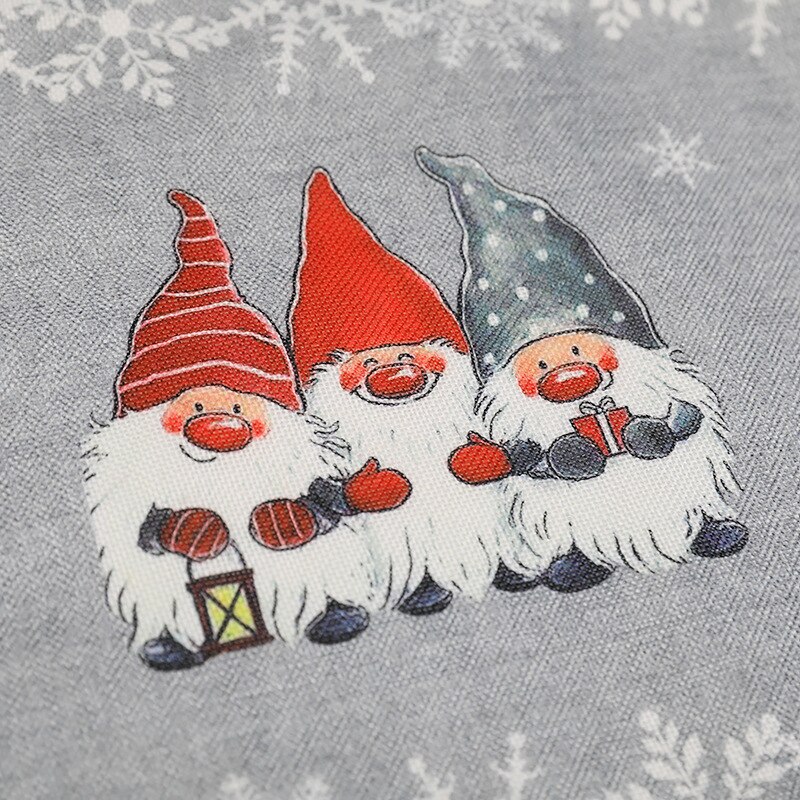 Kerst Placemats, non Slip Hittebestendig Placemats Met Gnome Patroon Voor Keuken Diner Jaar Decoratie