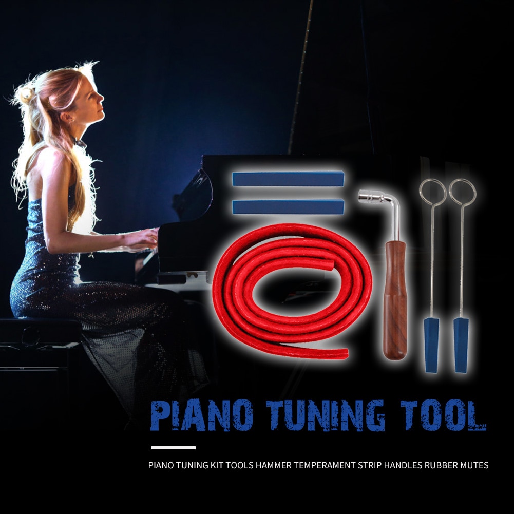 Piano stemming strip set muziekinstrument onderdelen stemapparaat demper sleutel voor muziekliefhebbers speelaccessoires