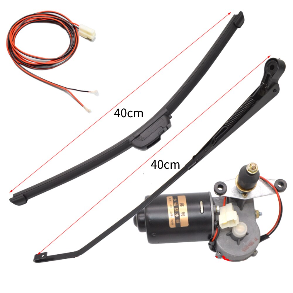 Moteur d'essuie-glace électrique pour Tricycle, moto: 12v 40cm