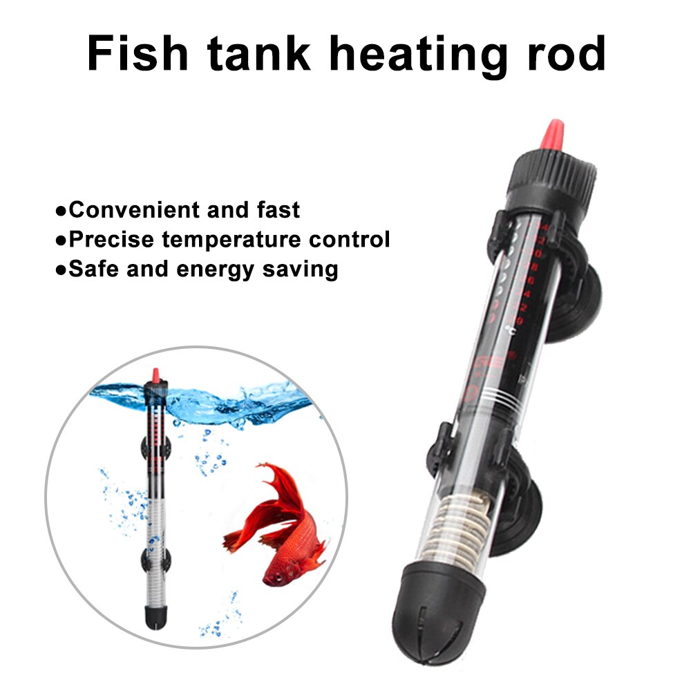 25W/50W Verstelbare Temperatuur Thermostaat Aquarium Heater 30L/60l Fish Tank Automatische Boiler Duiken Verwarming staaf Eu Ons