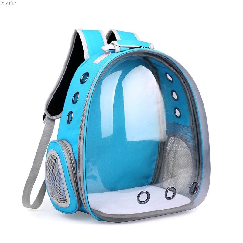 Kat-Rugzak Huisdier Kat Rugzak Voor Kitty Puppy Chihuahua Kleine Hond Carrier Krat Outdoor Reistas Cave Voor kat: Light blue