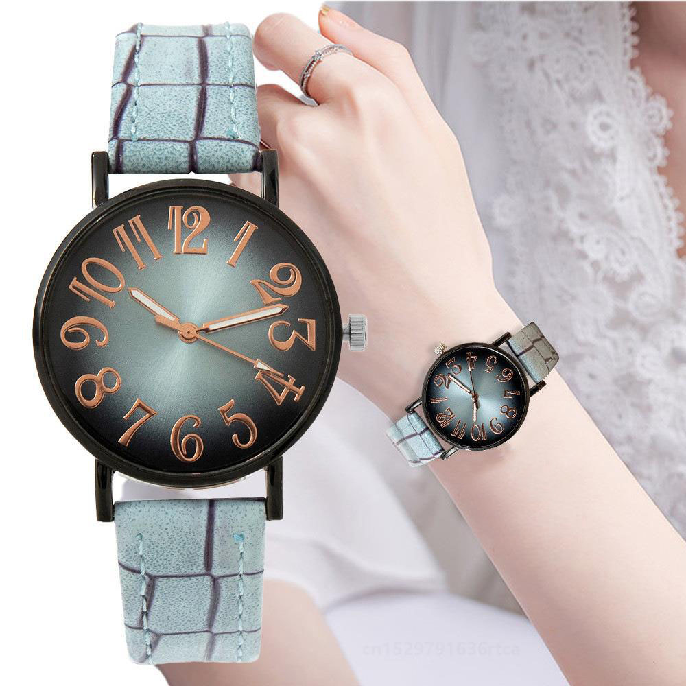 Dameshorloge Antiek lederen bandhorloge Dames quartzhorloges Luxe retro klokcadeau Reloj Mujer