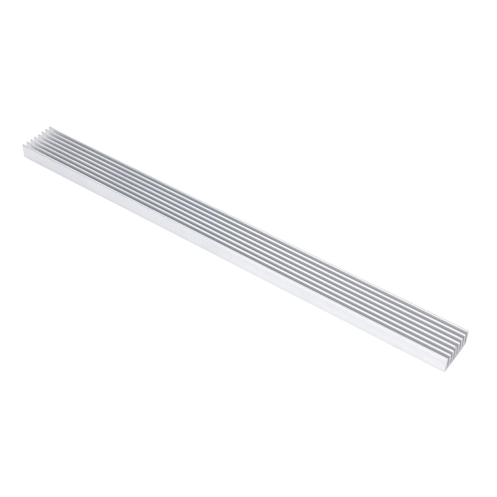 1x kølelegeme i aluminium 300 mmx 25 mmx 10mm til led-emitterdioder højeffektiv cpu-kølelegeme i aluminium