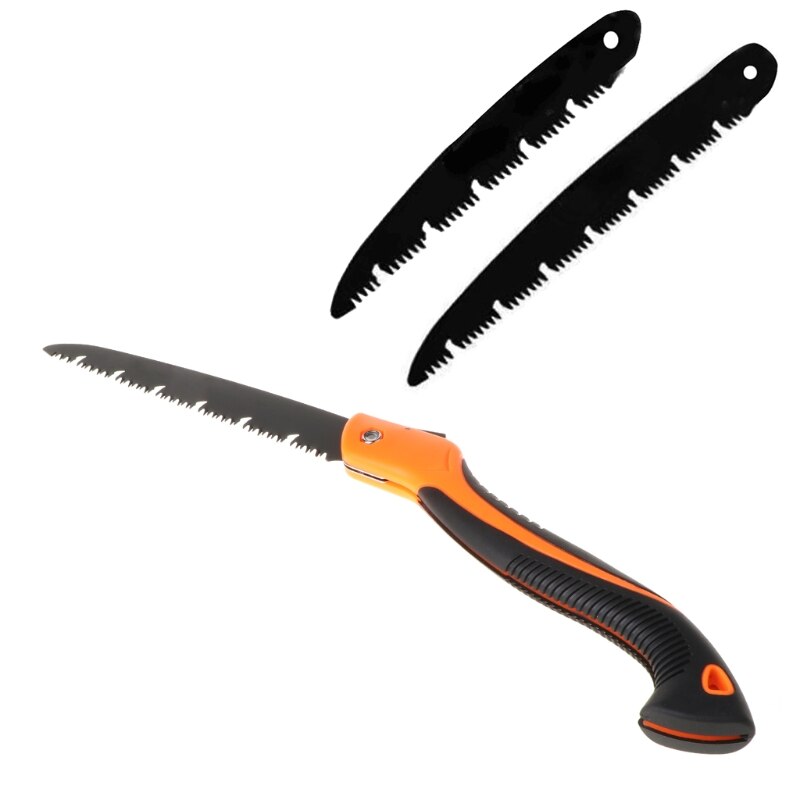 U-Shaped Turbine Folding Pruning Saw Blade Woodworking Cutting Tools Collapsible Q84D