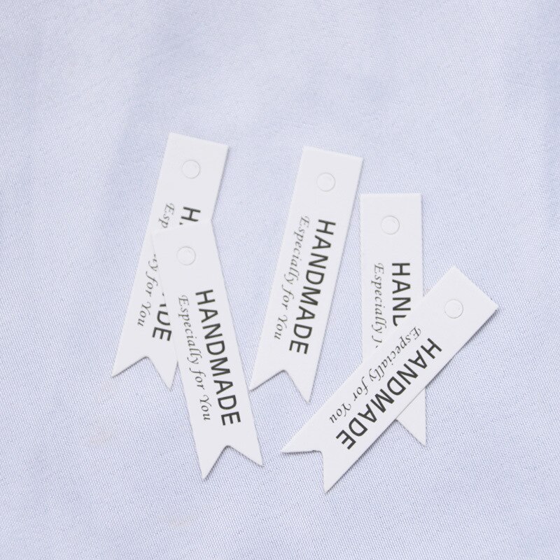 Étiquette décorative de bougie, autocollant de lettrage fait à la main, Kit de fabrication de bougies, étiquettes de vêtement pour bonbons, exquis, 10/20/50 pièces: White-10PCS
