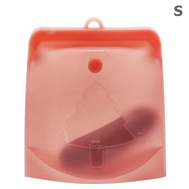 Kuchenna torba robić przechowywania żywności, pakowana próżniowo, samouszczelniająca się torba robić zupy, mrożona żywność, silikonowa torba robić przechowywania świeżości: Burgundowy