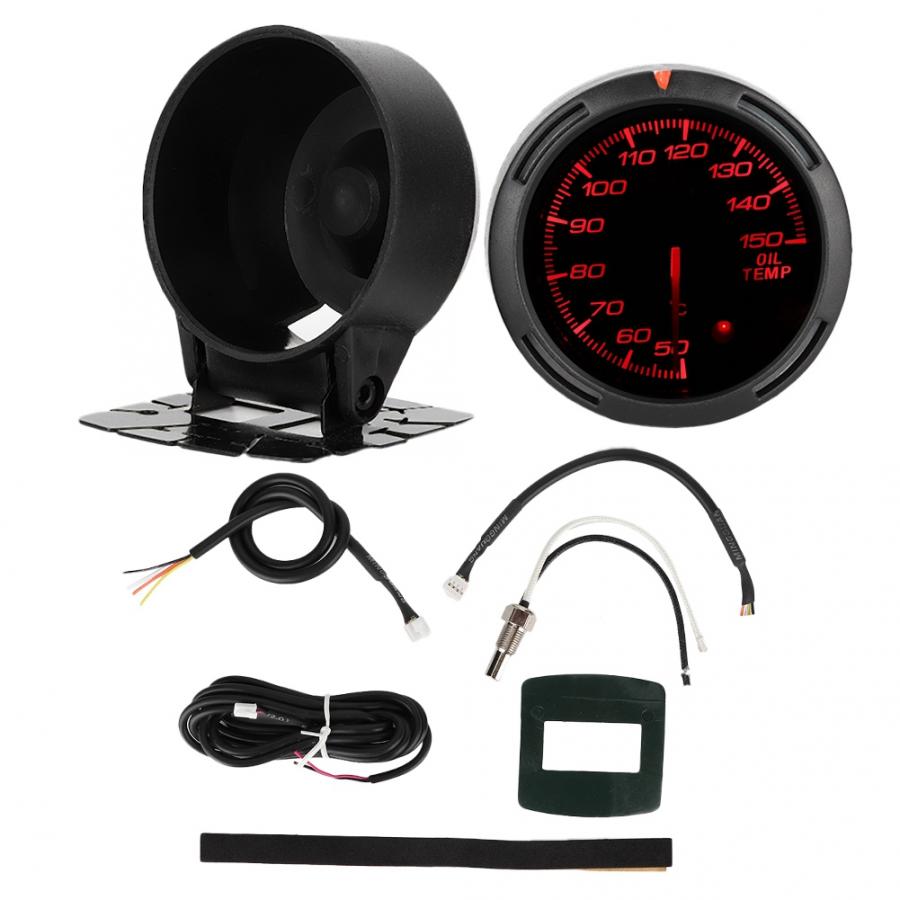 12V Universal Car Modified Racing Colours Meter Accessory High Sensitivity car accessories accesorios automovil: oil pressure temp
