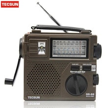 Originale TECSUN GR-88 GR-88P Ricevitore Radio Digitale Luce Di Emergenza Radio dinamo Radio con costruito-in oratore mano Manuale di Alimentazione