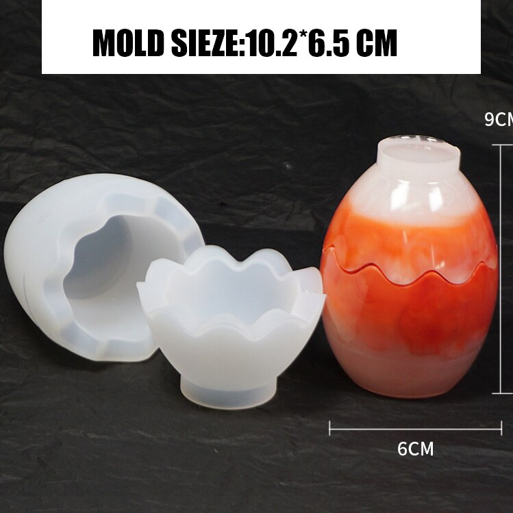 DIY Crystal Bow Storage Box Silicone Mold Epoxy Tabletop For Silicone Mold Crystal Epoxy Mould Epoxy Resin For Jewelry Making: Bottel