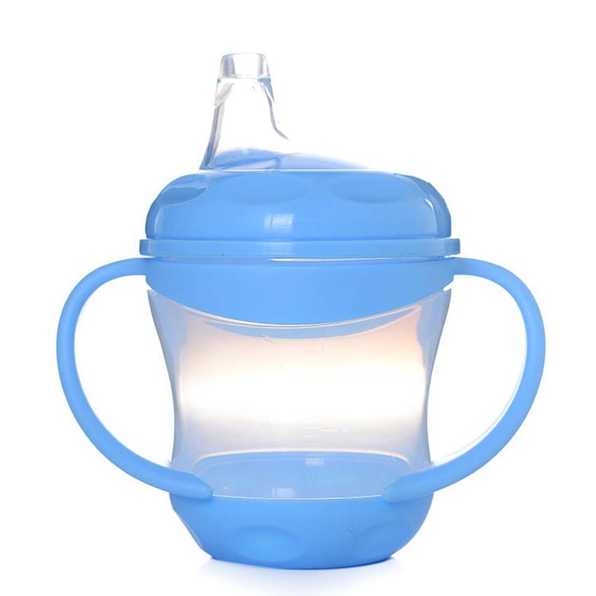 160Ml Delicate Baby Sippy Cup Bpa Gratis Pp Zuigeling Leren Drinkwater Cup Zachte Tuit Kids Training Kopjes Effen voedingen