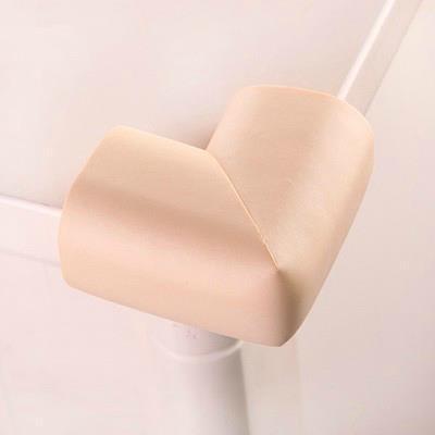 Kinderen Veiligheid Corner Edge Guard Soft Tafel Bureau Bescherming Tafel Beschermende Baby Gewatteerde Hoek Protector CE2070/O: beige
