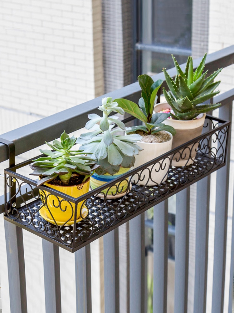 Ground Flower Shelf, Wrought Iron Multilayer Sitting Room Balcony Flowerpot Frame Hanging More Than Other Meat Cosmetic