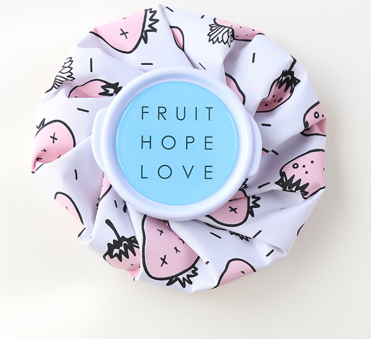 Tuch Eis Pack Haushalt Falten Eis Pack Karikatur Verdickung Auslaufsicher Warmwasser Tasche Kalt und warm Kompresse Physiotherapie Tasche Wat: Rosa