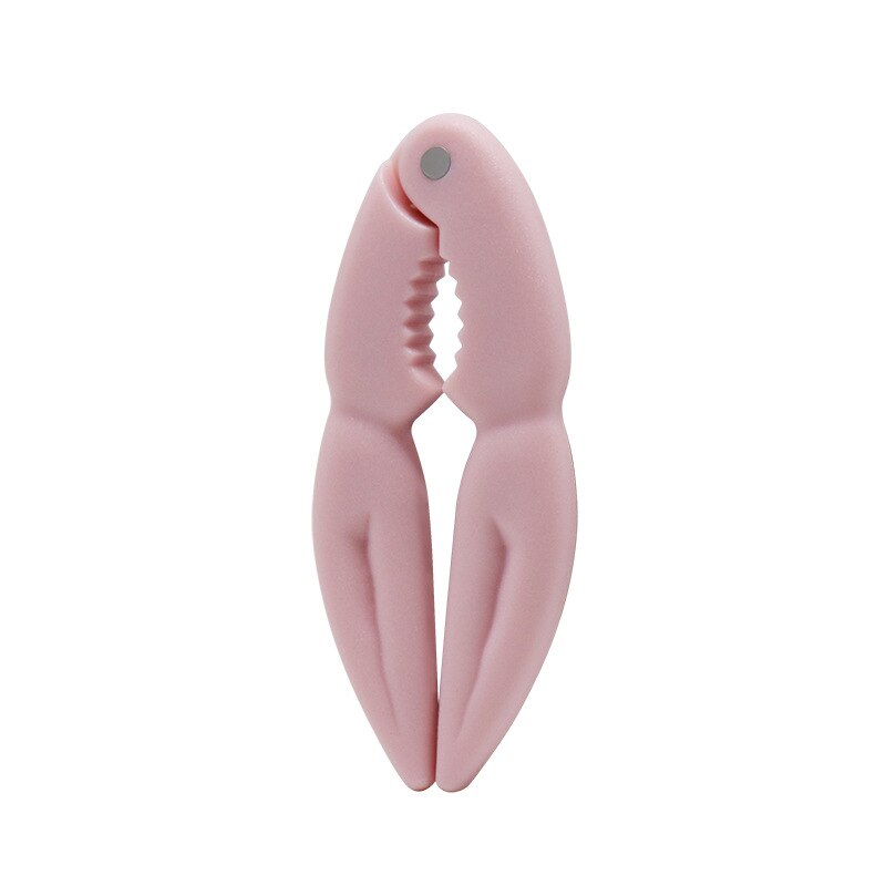 Creatieve Moer Opener Walnoot Clip Huishouden Krab Eten Tool Krab Clip Sheller Keuken Crab Claw Tool Oyster Opener Mes Set: Roze