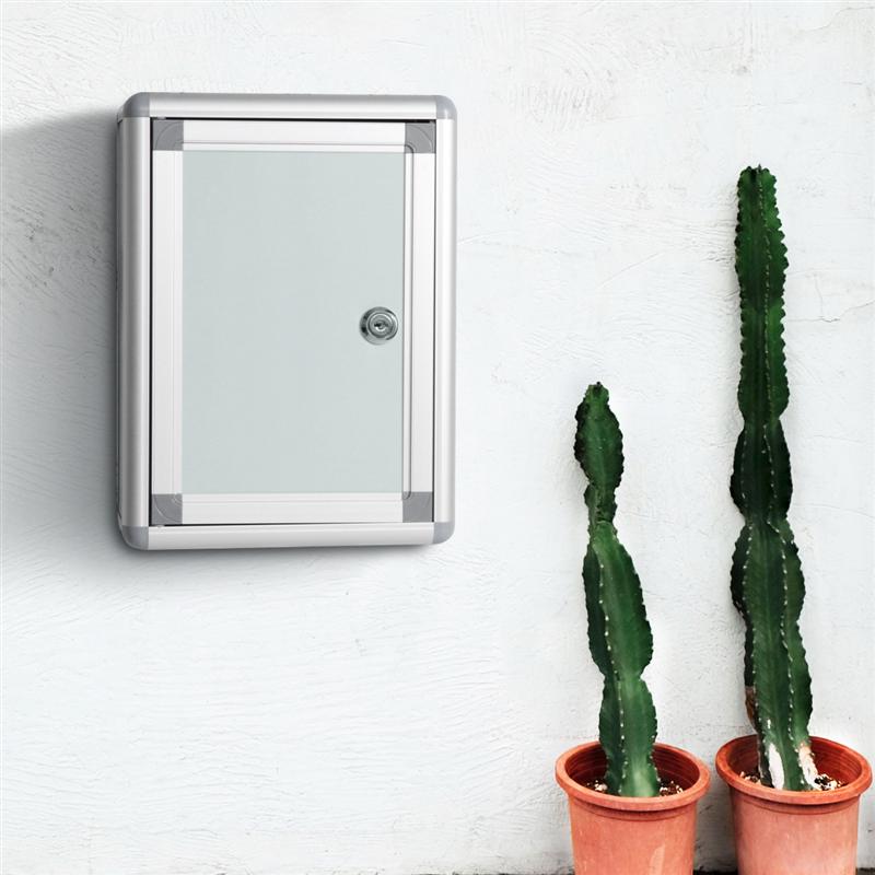 Small Suggestion Box Mailbox with Lock Wall Hanging Complaint Box Aluminium Alloy Box Decorative Post Box Wall Mounted Mail Box