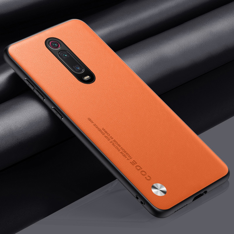 Luxury PU Leather Case For Xiaomi Mi 9T Pro Mi9T Matte Cover Silicone Shockproof Protection Phone Case For Redmi K20 Pro Coque: Cotton Fabric / Red