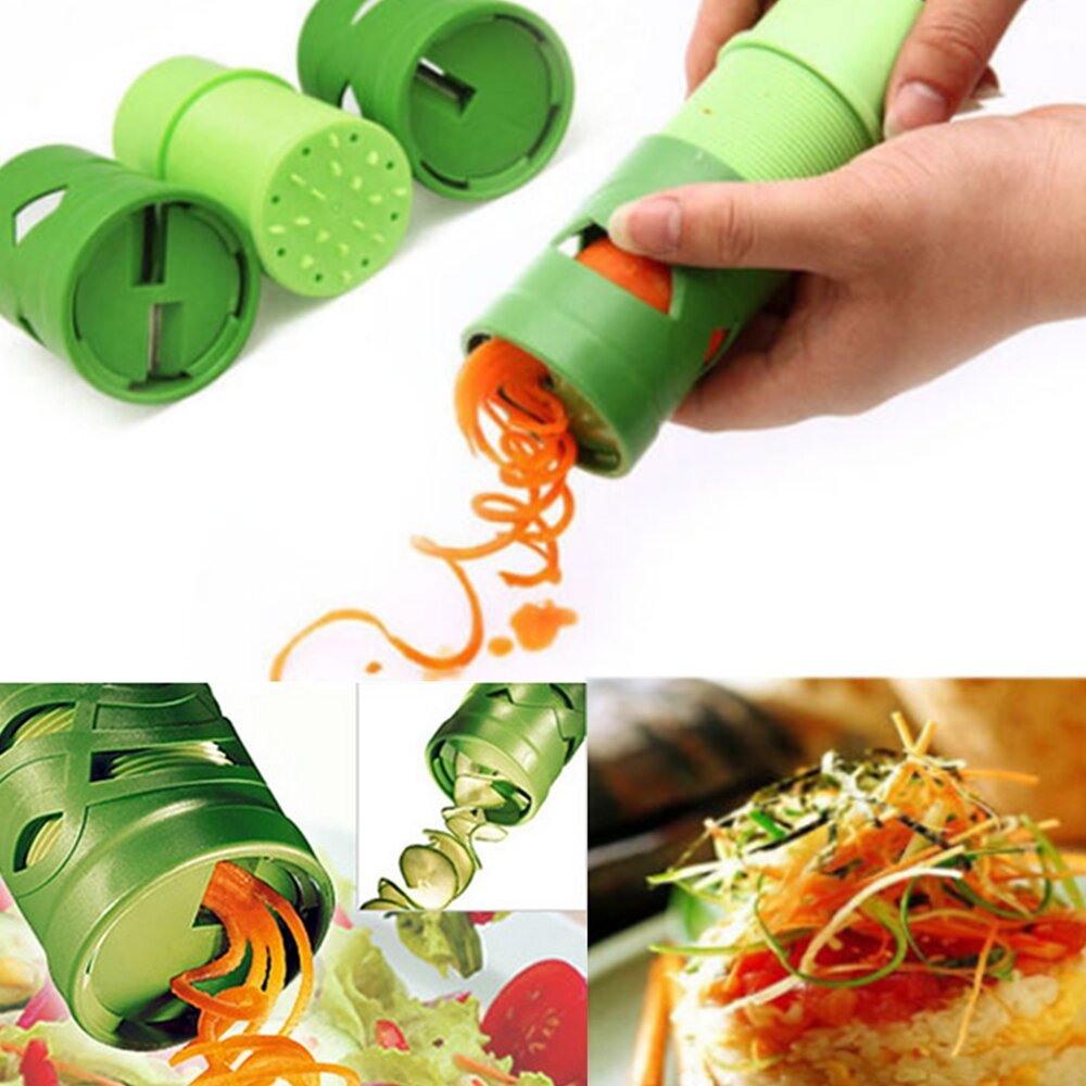Multifunctionele Groente Fruit Komkommer Turning Cutter Slicer Fruit Groente Apparaat