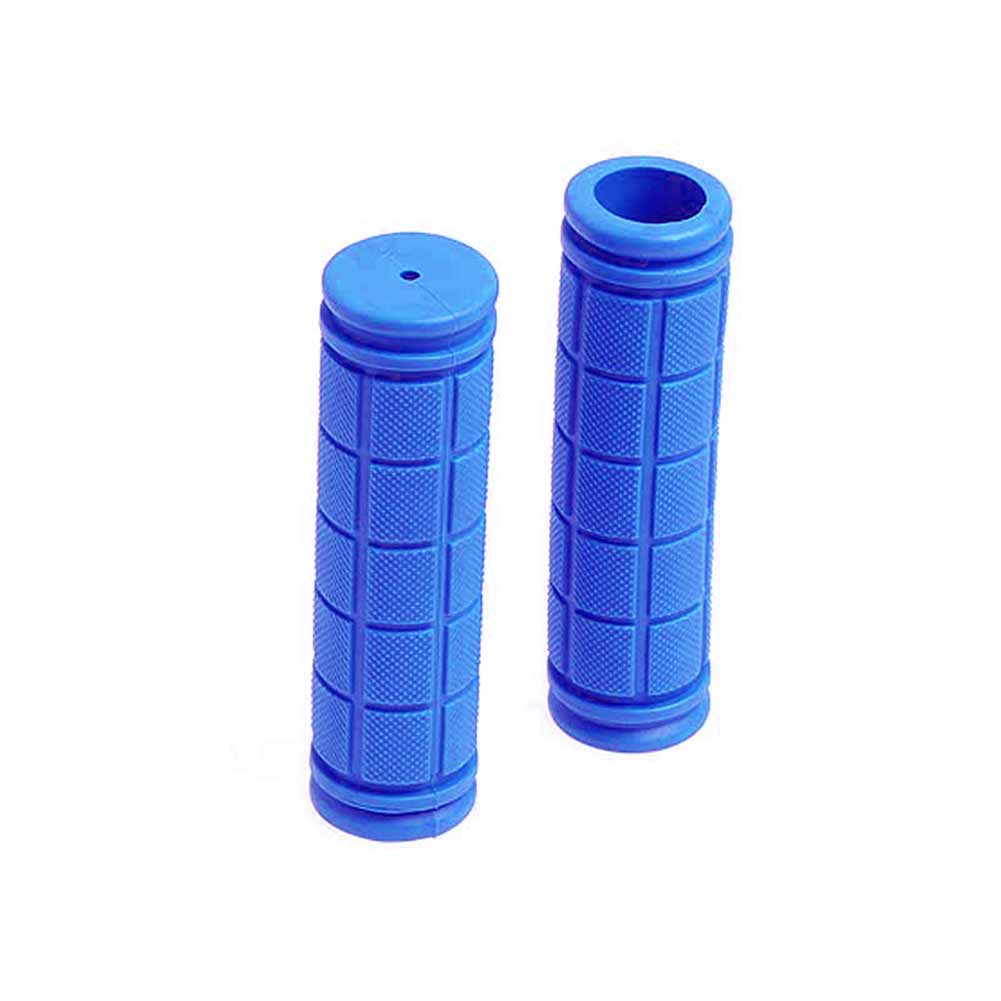 1 par de guidão de bicicleta, peças de borracha macia, ciclismo, mountain bike, scooter, barra de engrenagem fixa, ferramenta de extremidade, acessórios 88: Dark blue