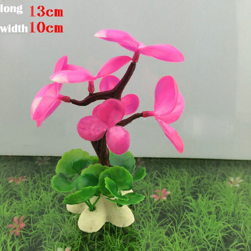 Aquarium bloemen planten aquarium accessoires decoratie algen bloemen water onkruid waterplanten benodigdheden achtergronddecoratie