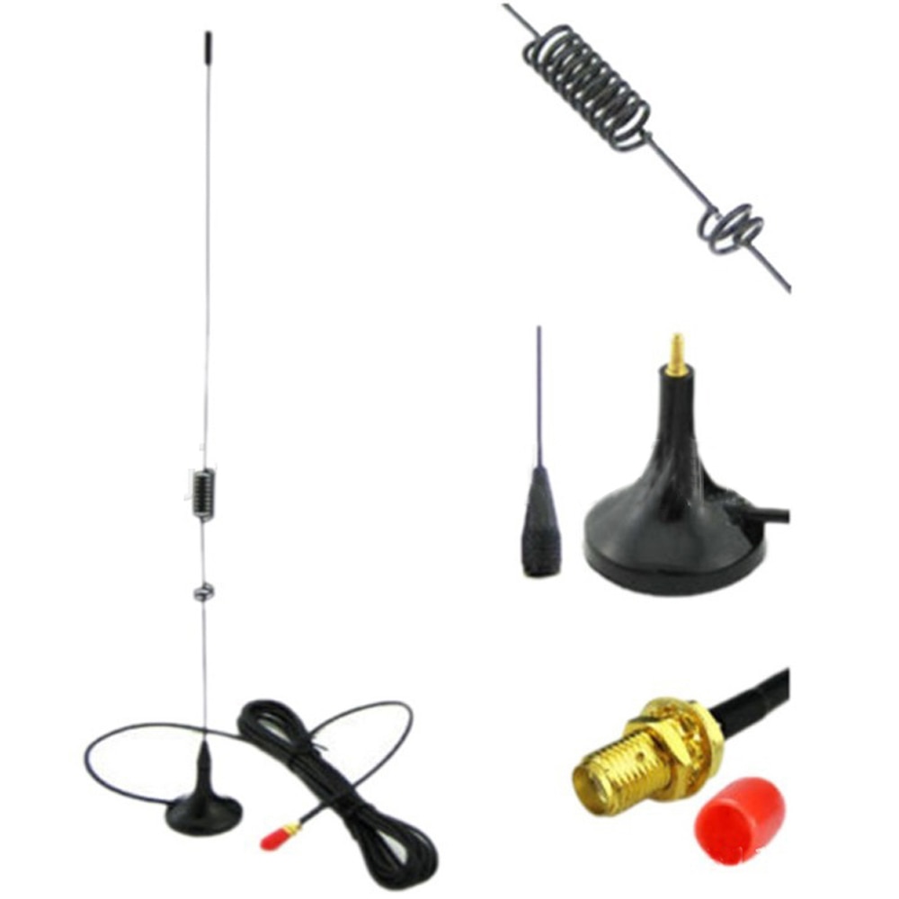 Car Antenna UT-106 SMA-Female Magnetic HF Vehicle Mounted Antenna For Baofeng 888S UV-5R Two Way Radio Walkie Talkie Accessories