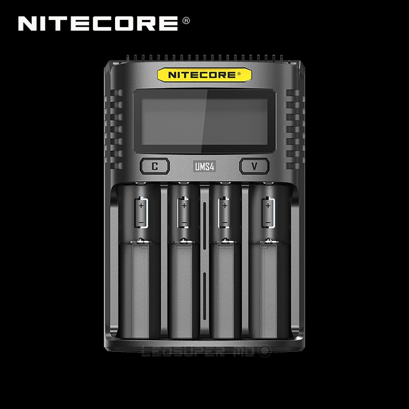 Lcd Display Nitecore UMS4 / UMS2 Intelligente Usb Vier-Slot Superb Charger