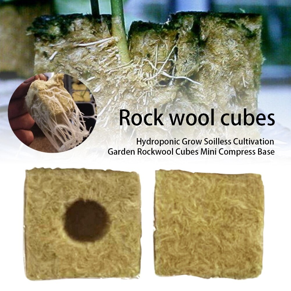 2Pcs Hydroponics Seed Seedling Grow Blocks Culture Base Medium Soilless Planting