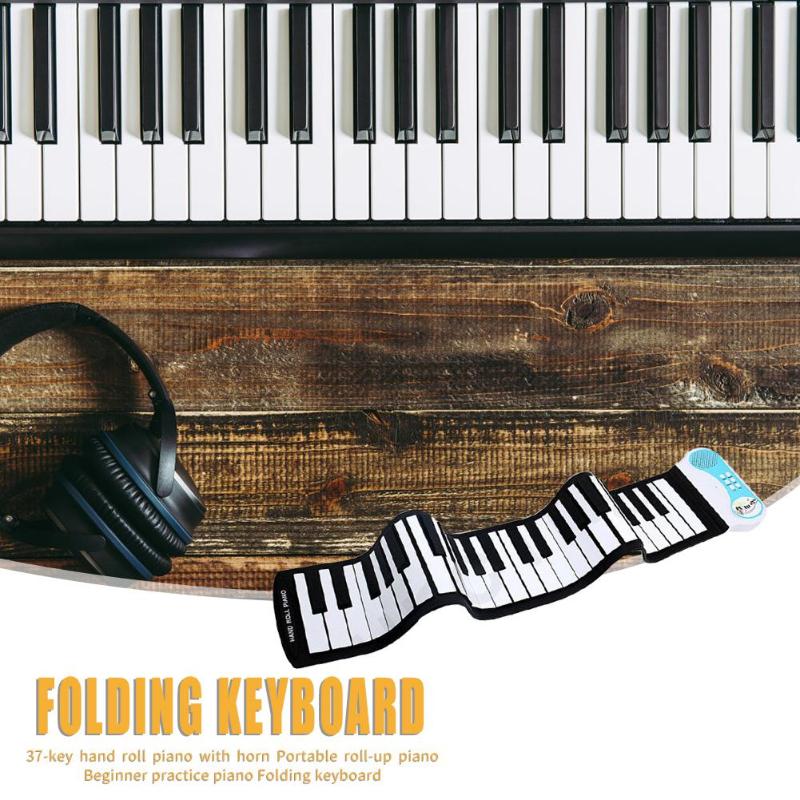 37 tasten flexibel Hand rollen hoch Klavier Tragbare Silikon Weiche Tastatur Klavier
