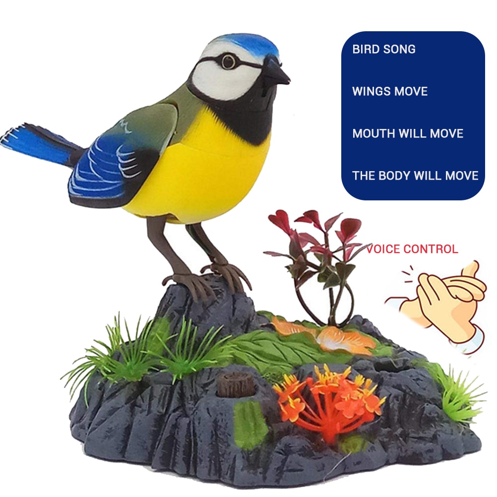 thumbnail image 2 of Talking Bird, Sound & Motion-Activated & Realistic Bird 2 of 11