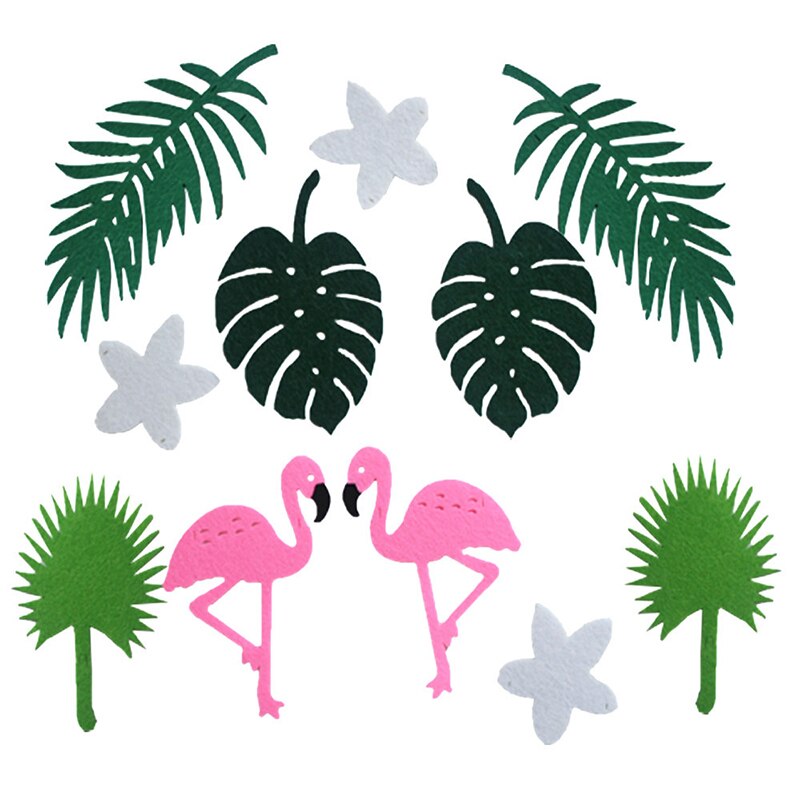 Novedad de verano en banderines de flamenco, 1 unidad, de piña Tropical hawaiana, accesorio para foto de guirnaldas para decoraciones de cumpleaños