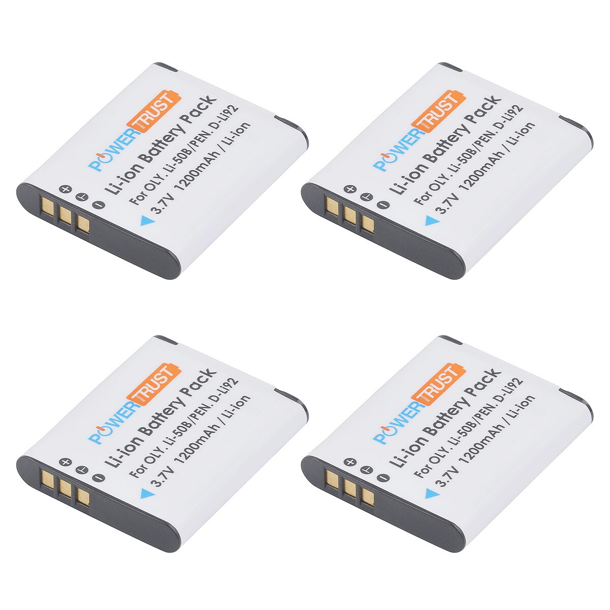 Li-50B 1200mAh Batterie et Chargeur pour Olympus D-Li92 LI50B LI-50C Résistant 6000 6020 8000 8010 TG-610 Pentax D-LI92 DLI92: Rose