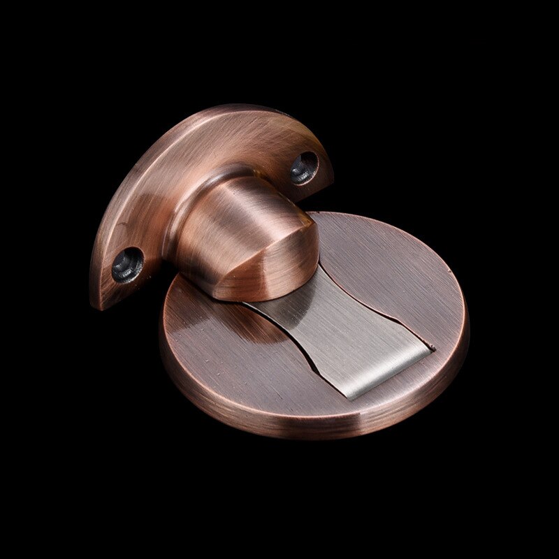 Legeret magnet dørstop magnetisk dørstopper ikke-punch dørholder skjult dørstop møbeldør hardware tilbehør: 3
