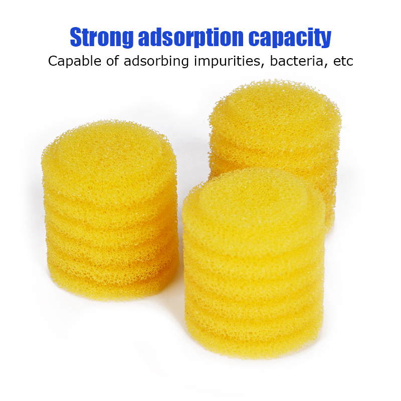 3-delige aquariumfiltersponsfilters biochemische filterspons vervanging doorzichtige doos aquariumaccessoires voorfilter aquarium