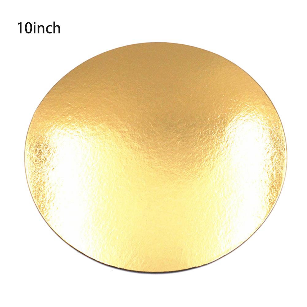 5Pcs 8/10/12/14 Inch Goud Ronde Cake Board Cirkel Base Cupcakes Stand Papier Case Liners Partij gebak Bakken Mat Partij Decoratie: d