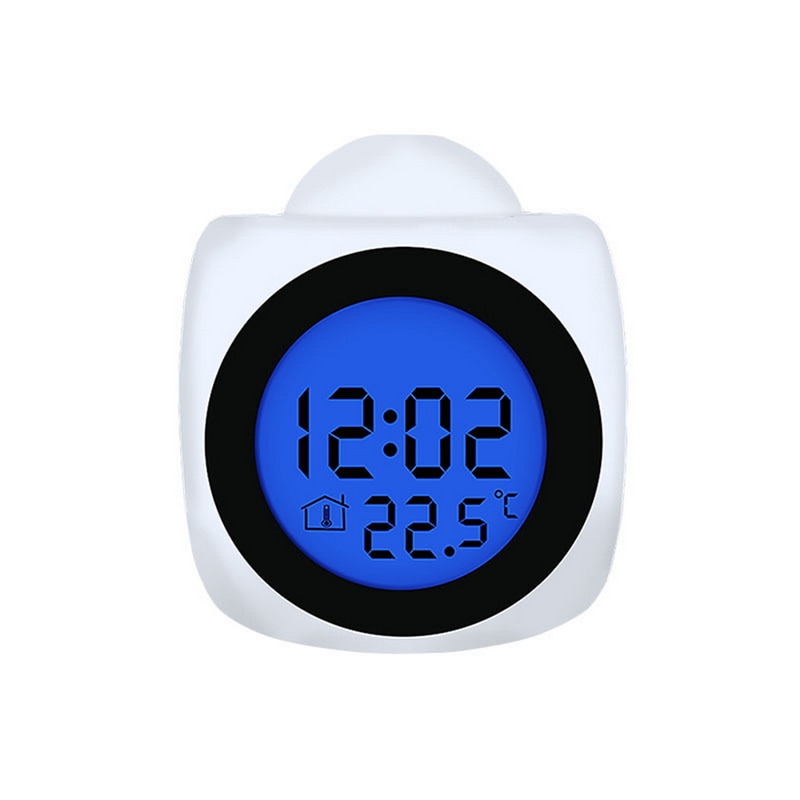 Projeksjon vekkerklokke digital lcd talesnakkfunksjon, alarm / slumre vise ledet vegg- / takprojeksjon