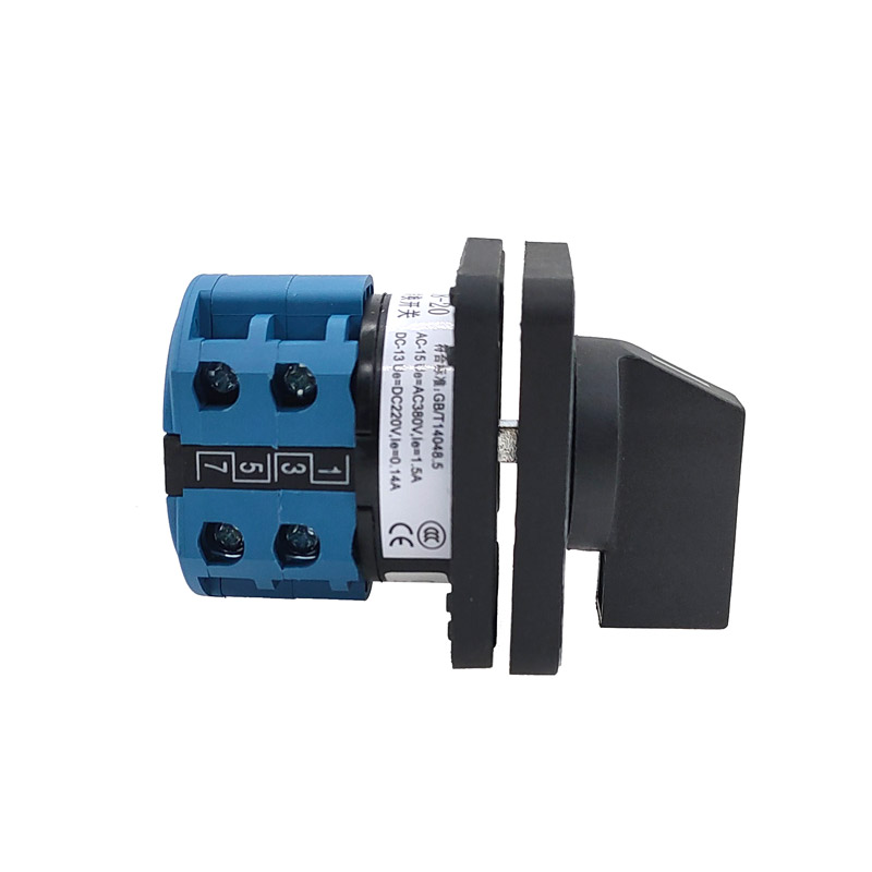 Electric 2/3/4 Position 8 Terminals Rotary Cam Changeover Switch 500V 20A LW28-20