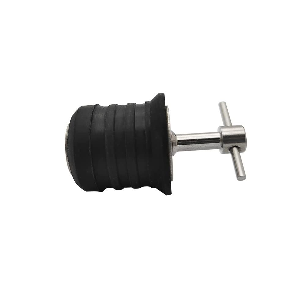 T-Griff Stiefel Ablass schraube Twist -Dreh dich Durcheinander/Edelstahl Griff Stiefel Zubehör Kreuz einfach zu installieren Marine Gummis topfen